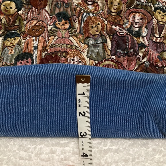 Vintage Denim Canvas Shoulder Bag - Picture 8 of 9